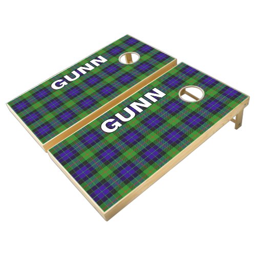Scots Games Clan Gunn Tartan Plaid