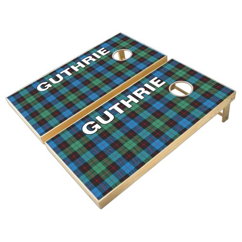 Scots Games Clan Guthrie Tartan Plaid