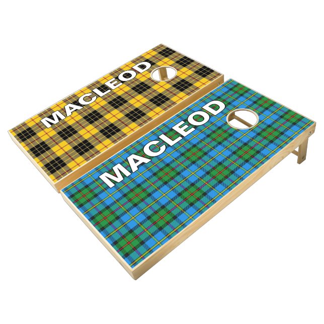 Scots Games Clan MacLeod 2 in 1 Tartan Plaid (Angled)