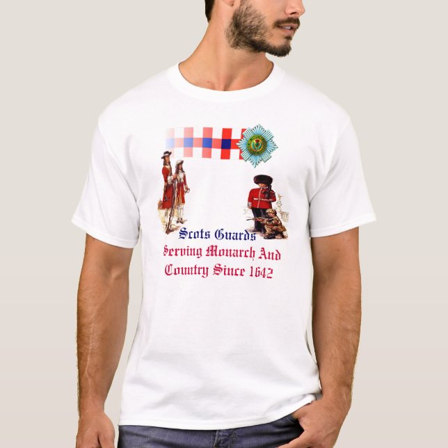 Scots  Guards 1642 T-shirt (Front)