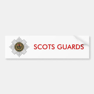 Scots Guards Bumper Sticker