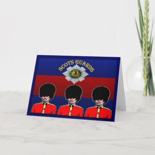 Scots Guards Greeting Card