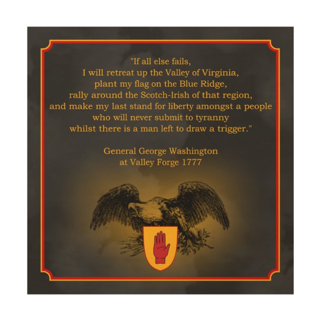 Scots-Irish Wood Wall Art (Front)