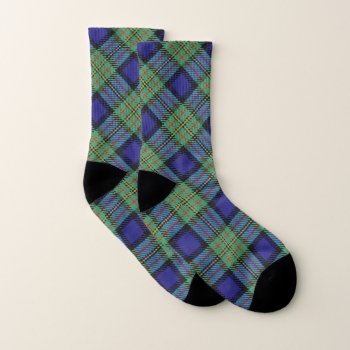 Scots Style Clan Maclaren Tartan Plaid Socks by OldScottishMountain at Zazzle