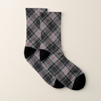 Scots Style Clan Moffat Tartan Plaid Socks by OldScottishMountain at Zazzle