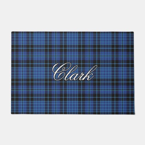 Scots Vista Clan Clark Scottish Clergy Tartan Doormat
