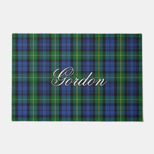 Scots Vista Clan Gordon Tartan Plaid Doormat