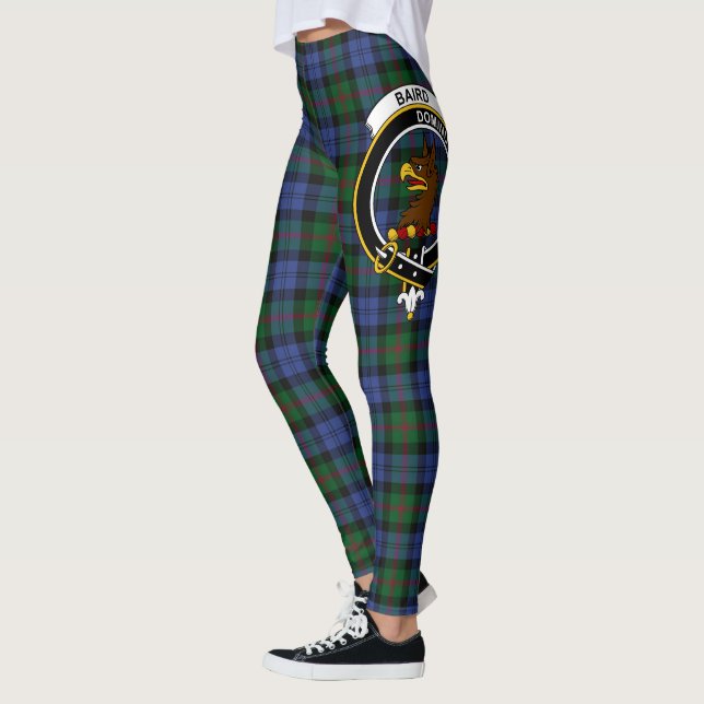 Scotstee Clan Baird Modern Crest Tartan Women Leggings (Left)