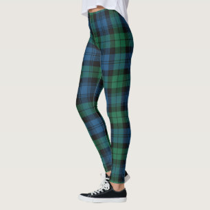 Scotstee Clan Blackwatch Ancient Tartan Women Legg Leggings