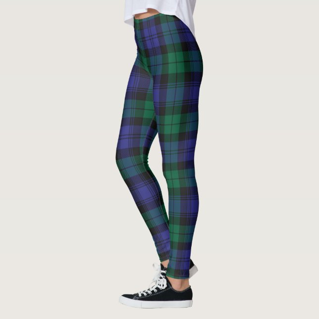Scotstee Clan Blackwatch Tartan Women Leggings (Left)