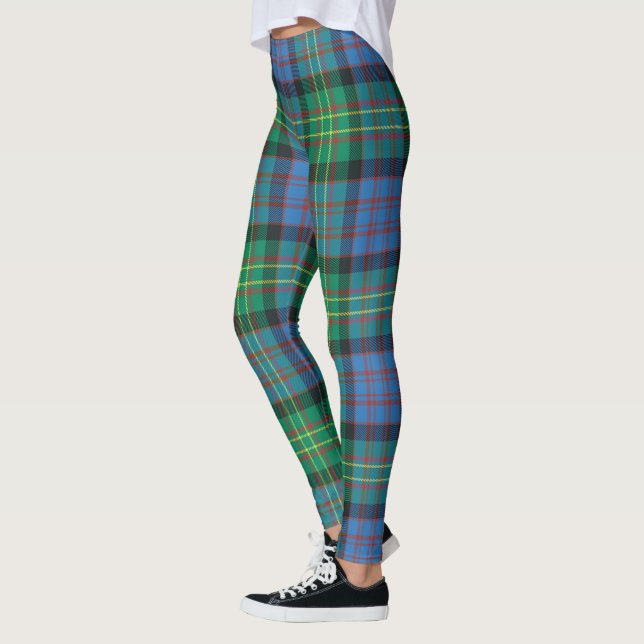 Scotstee Clan Bowie Tartan Women Leggings (Left)