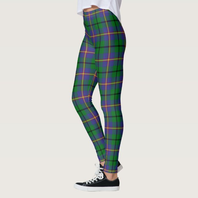 Scotstee Clan Carmichael Tartan Women Leggings (Left)