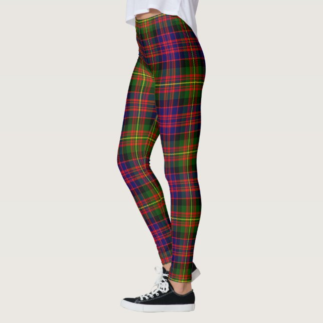 Scotstee Clan Carnegie Modern Tartan Women Legging (Left)