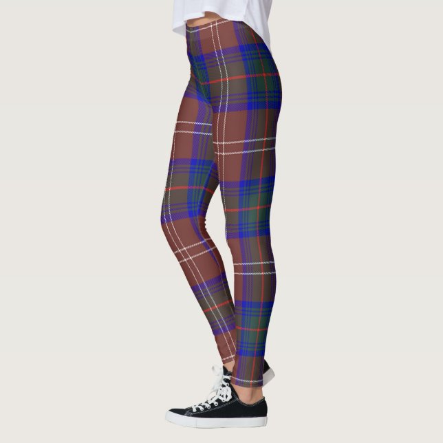 Scotstee Clan Chisholm Hunting Modern Tartan Women Leggings (Left)