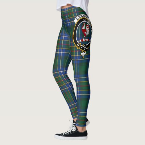 Scotstee Clan Cockburn Ancient Crest Tartan Women  Leggings