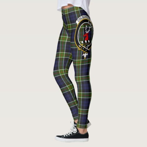 Scotstee Clan Colquhoun Crest Tartan Women Legging