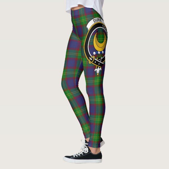 Scotstee Clan Durie Crest Tartan Women Leggings (Left)
