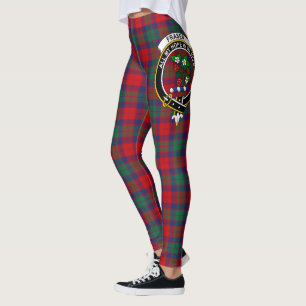 Scotstee Clan Fraser of Altyre Crest Tartan Women Leggings