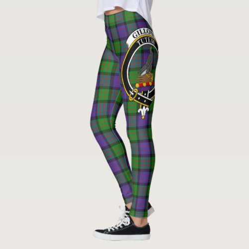 Scotstee Clan Gillon Crest Tartan Women Leggings