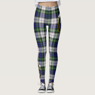 Scotstee Clan Gordon Dress Modern Crest Tartan Leggings