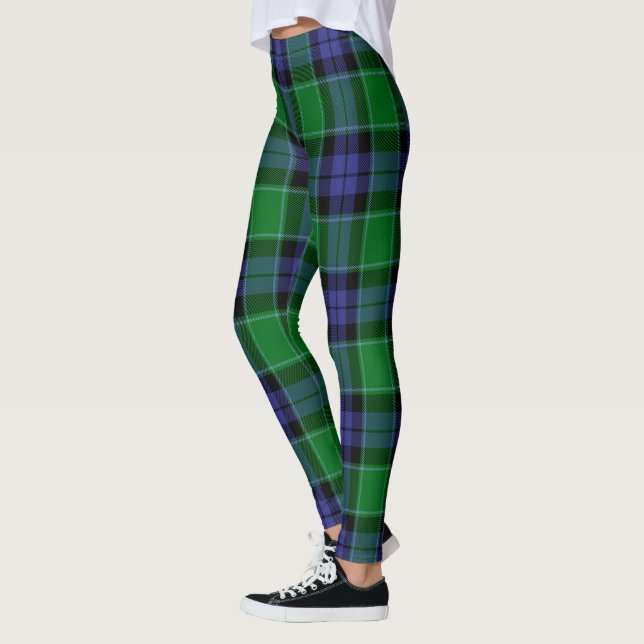 Scotstee Clan Graham Of Menteith Modern Tartan Leggings (Left)
