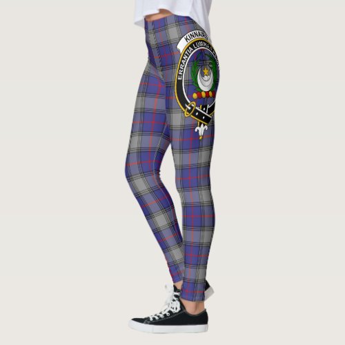 Scotstee Clan Kinnaird Crest Tartan Women Leggings