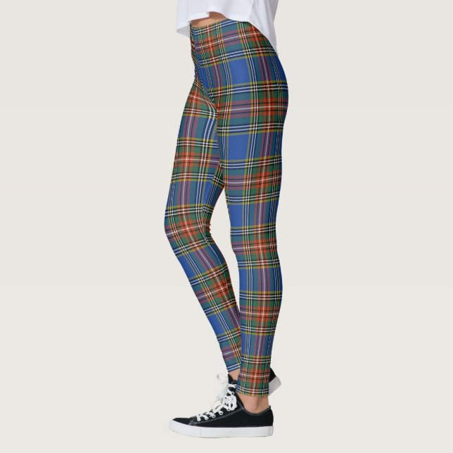 Scotstee Clan MacBeth Ancient Tartan Women Legging (Left)
