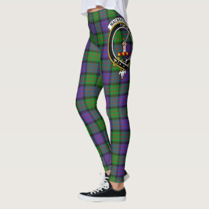 Scotstee Clan MacBrayne Crest Tartan Women Legging
