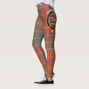 Scotstee Clan MacDougall Ancient Crest Tartan Wome Leggings