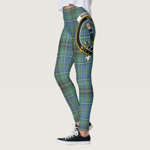 Scotstee Clan MacInnes Ancient Crest Tartan Women Leggings