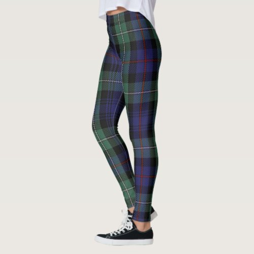 Scotstee Clan MacKenzie Modern Blue Tartan Women Leggings