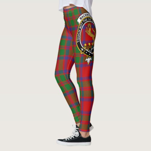 Scotstee Clan MacKintosh Modern Crest Tartan Women Leggings