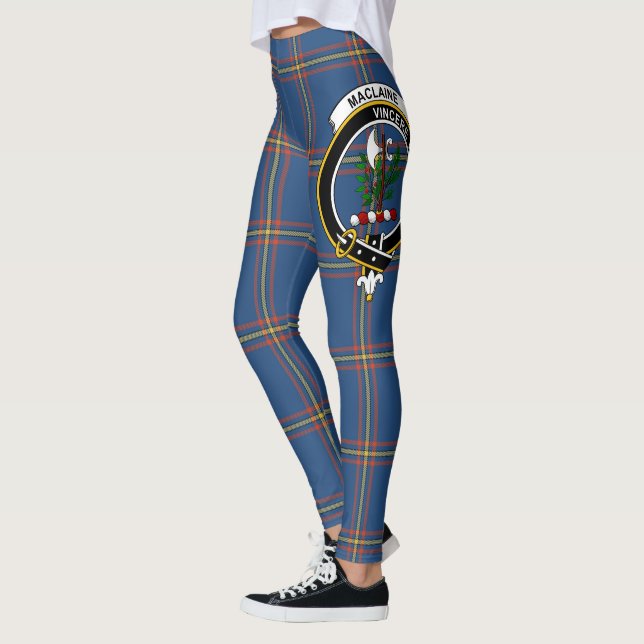 Scotstee Clan MacLaine of Loch Buie Hunting Crest  Leggings (Left)