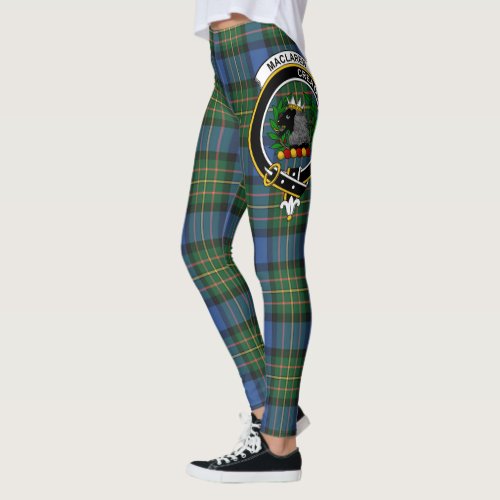 Scotstee Clan MacLaren Ancient Crest Tartan Women  Leggings