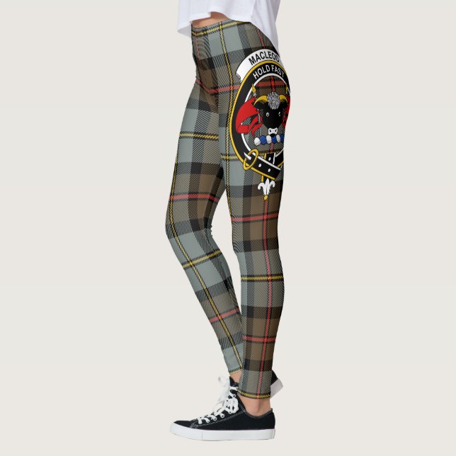 Scotstee Clan MacLeod Of Harris Weathered Crest Leggings (Left)