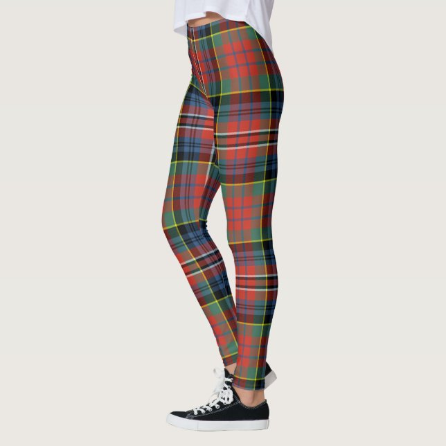 Scotstee Clan MacPherson Ancient Tartan Women Leggings (Left)