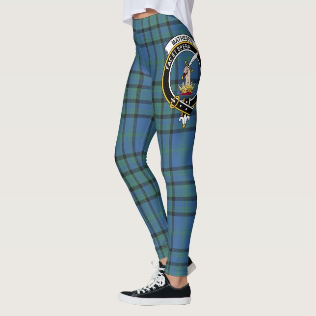 Scotstee Clan Matheson Hunting Ancient Crest Tarta Leggings (Left)