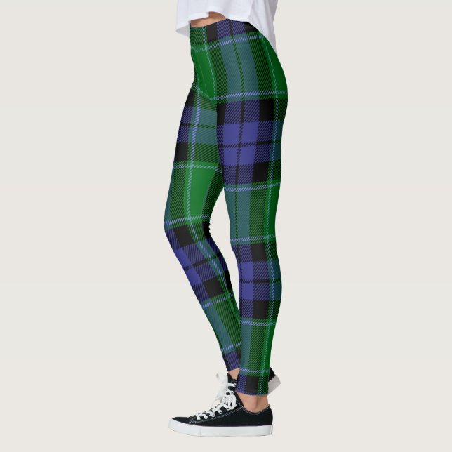Scotstee Clan Monteith Ancient Tartan Women Leggings (Left)