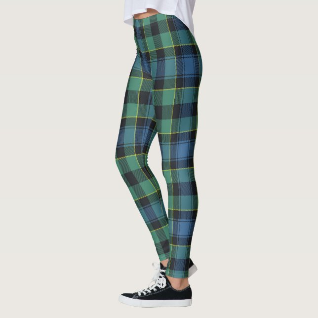 Scotstee Clan Mouat Ancient Tartan Women Leggings (Left)