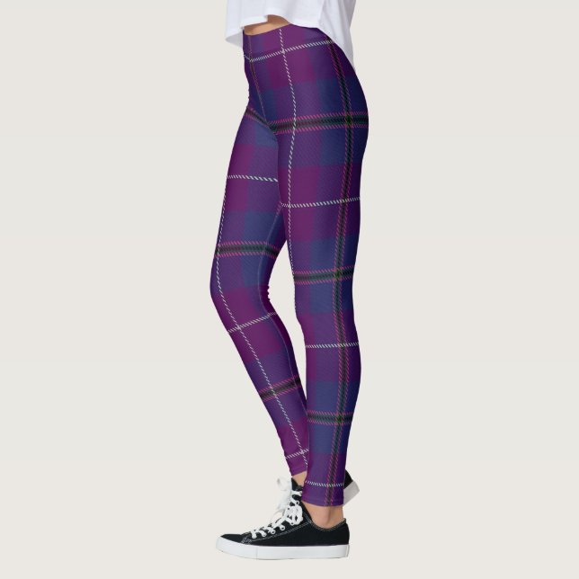 Scotstee Clan Pride Of Glencoe Tartan Women Leggings (Left)