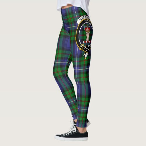 Scotstee Clan Robertson Hunting Modern Crest Tarta Leggings