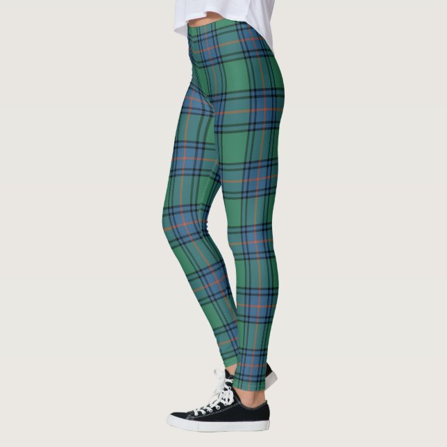 Scotstee Clan Shaw Ancient Tartan Women Leggings (Left)
