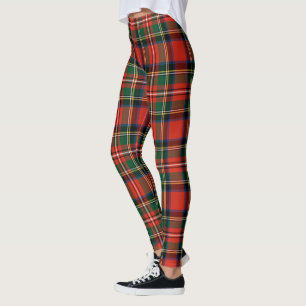 Scotstee Clan Stewart Stuart of Bute Tartan Women  Leggings