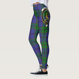 Scotstee Clan Strachan Crest Tartan Women Leggings