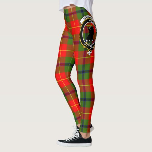 Scotstee Clan Turnbull Crest Tartan Women Leggings