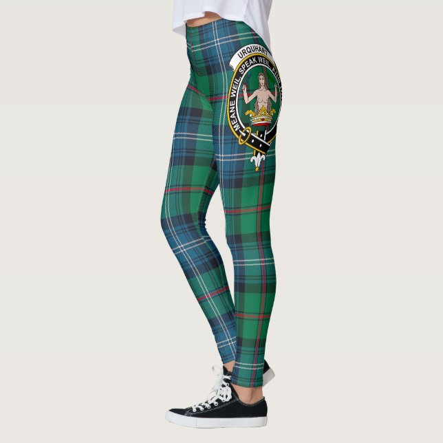 Scotstee Clan Urquhart Ancient Crest Tartan Women  Leggings (Left)