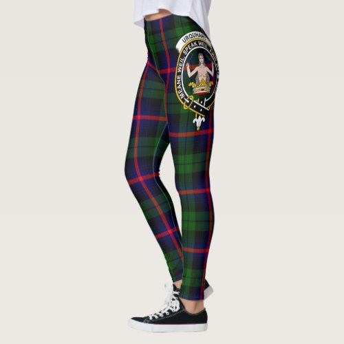 Scotstee Clan Urquhart Crest Tartan Women Leggings