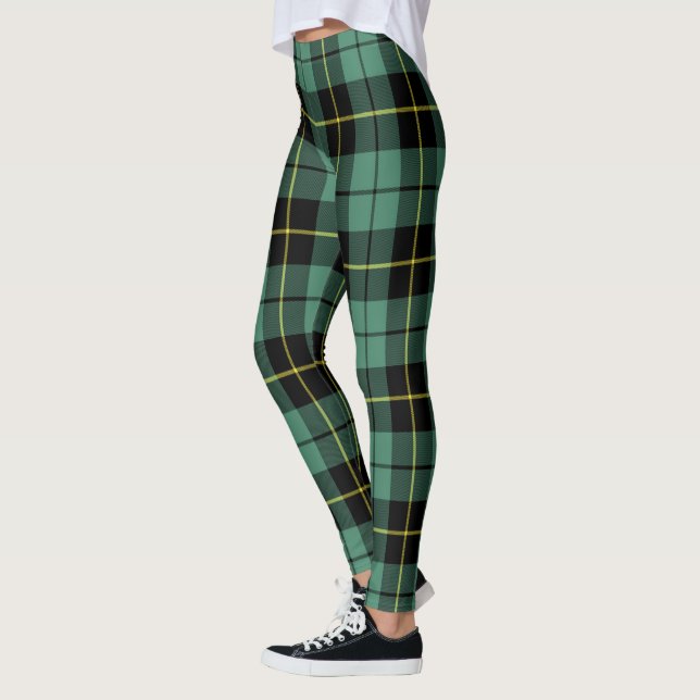 Scotstee Clan Wallace Ancient Tartan Women Legging (Left)