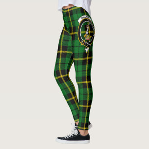 Scotstee Clan Wallace Hunting Crest Tartan Women Leggings