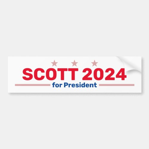 Scott 2024 bumper sticker